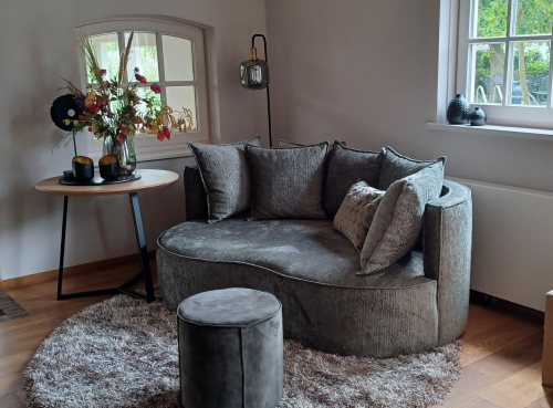 Lounge Bank Curve Adèle Fushion Thyme 206