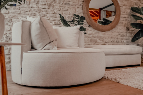 Loveseat Adèle Postiano Ecru 02