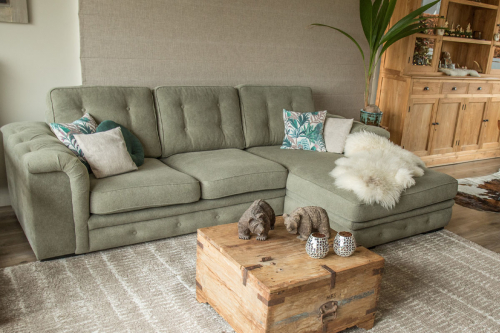 Canapé d'angle Aymée Bloq Eucalyptus 193