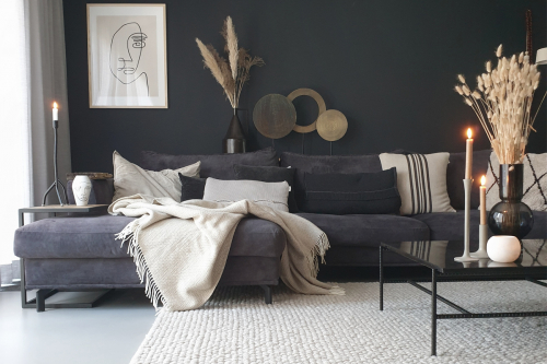 Hoekbank Carmen Adore Antraciet