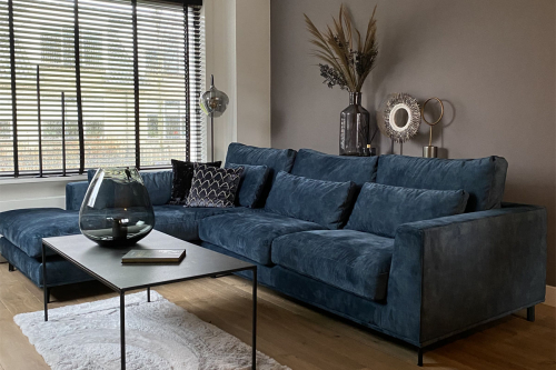 Hoekbank Carmen Adore Petrol 56