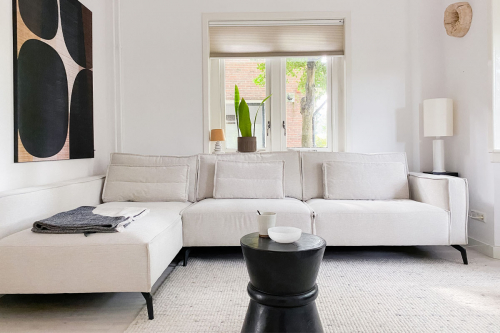 Canapé d'angle Christiane Guard Naturel 01