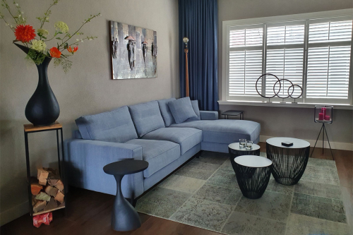 Canapé d'angle Cloë Kiss Bleu 45