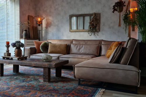 Hoekbank Diane Bull Liver 10