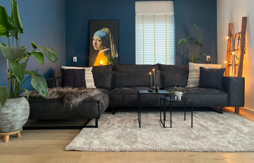 Hoekbank Diane Bull Anthracite 67