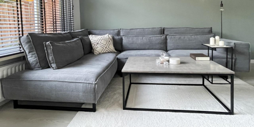 Hoekbank Diane Kiss Graphite 66