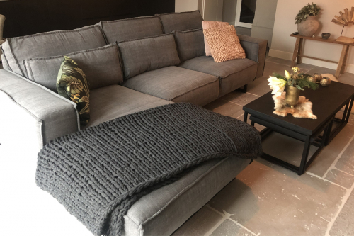 Hoekbank Diane Kiss Graphite 66