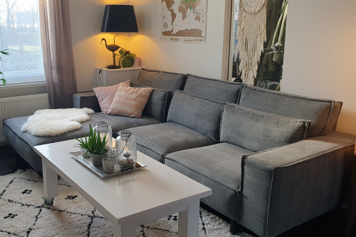 Hoekbank Diane Kiss Graphite 66