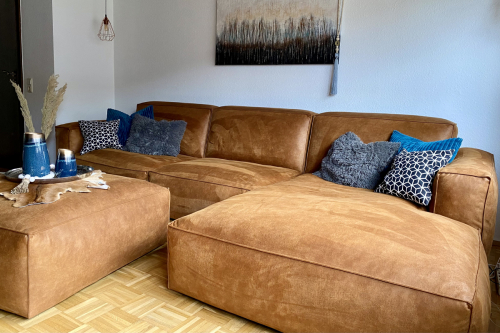 Hoekbank Elise Bull Cognac 28