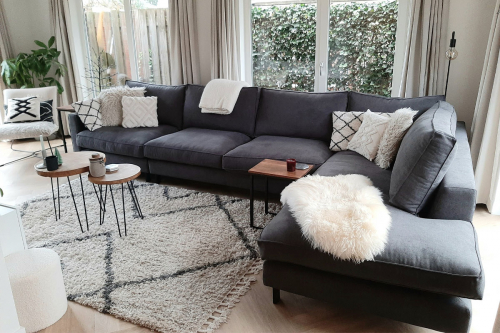 Hoekbank Gigi Mine Grey 65