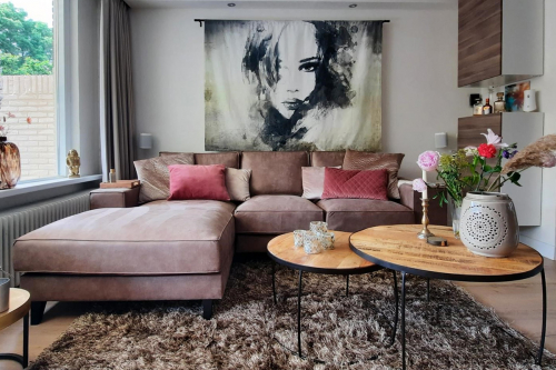 Canapé d'angle Joëlle Bull Liver 10