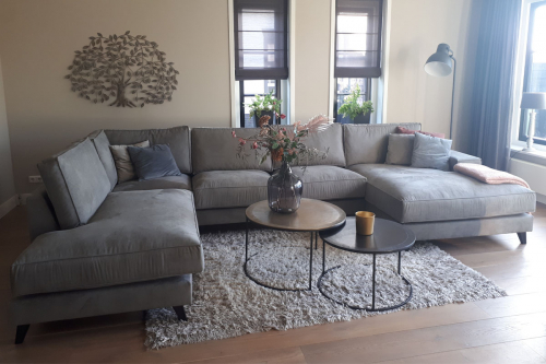 Canapé d'angle Joëlle Challenger Acier 149