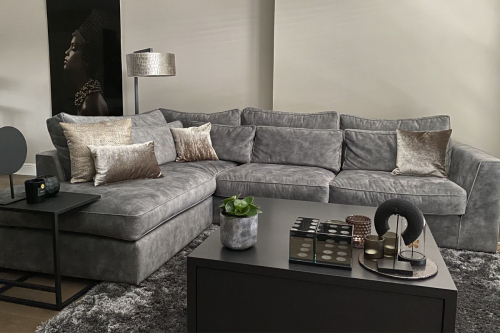 Hoekbank Jolie Adore Steel 149