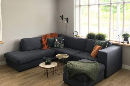 Hoekbank Michelle Mine Grey 65